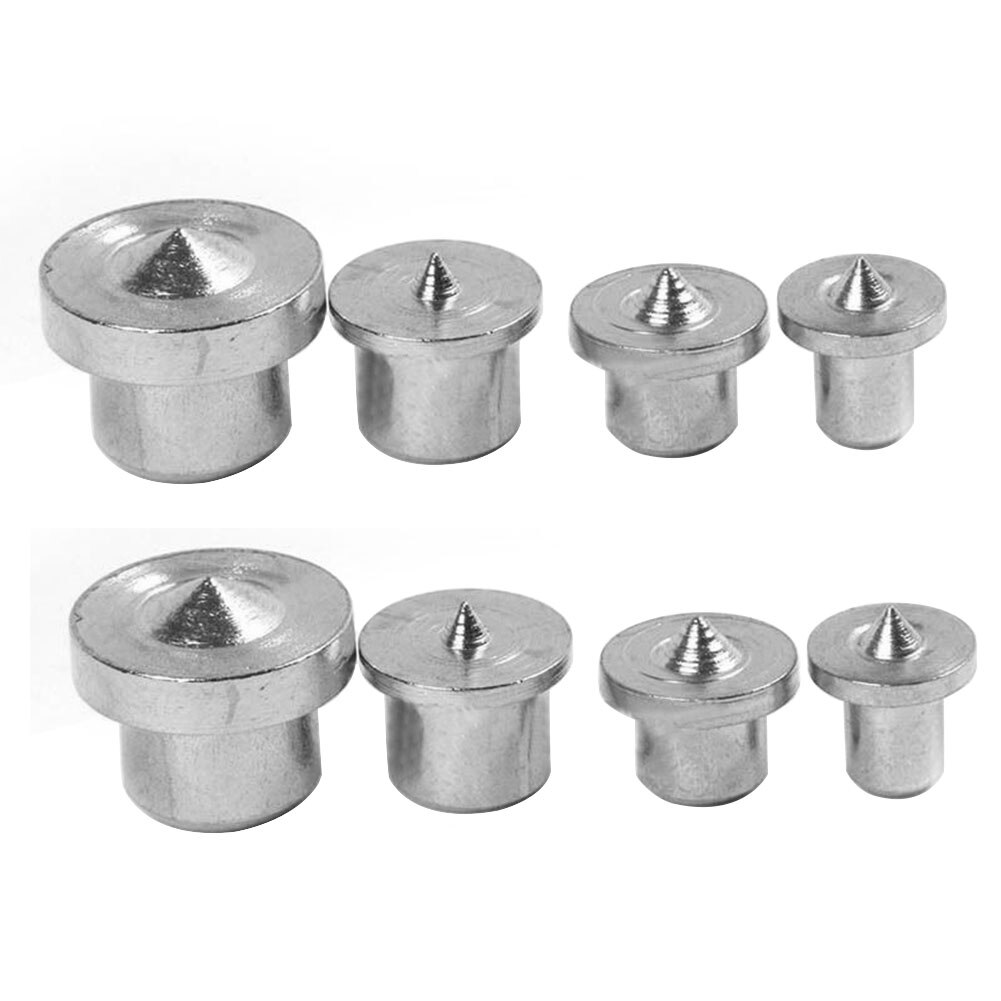 8pcs Alignment Tool For Drill Hole Pin Dowel Center Chrome Plated Joint Tenon Locator Woodworking