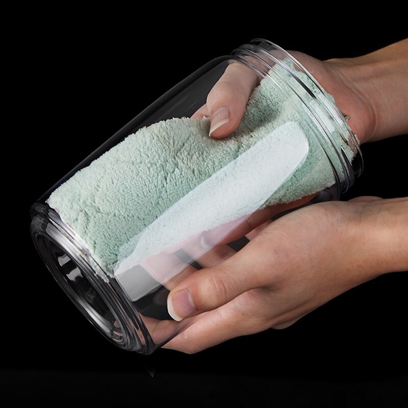 Food Coffee Beans Storage Bottles &amp; Jars with Cover Plastic Vacuum sealed Tank Storage Press and exhaust storage