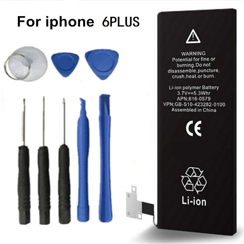 Antirr Brand Apple Iphone 6 plus Replacement battery For Apple iPhone 6 plus battery with free repairing tools