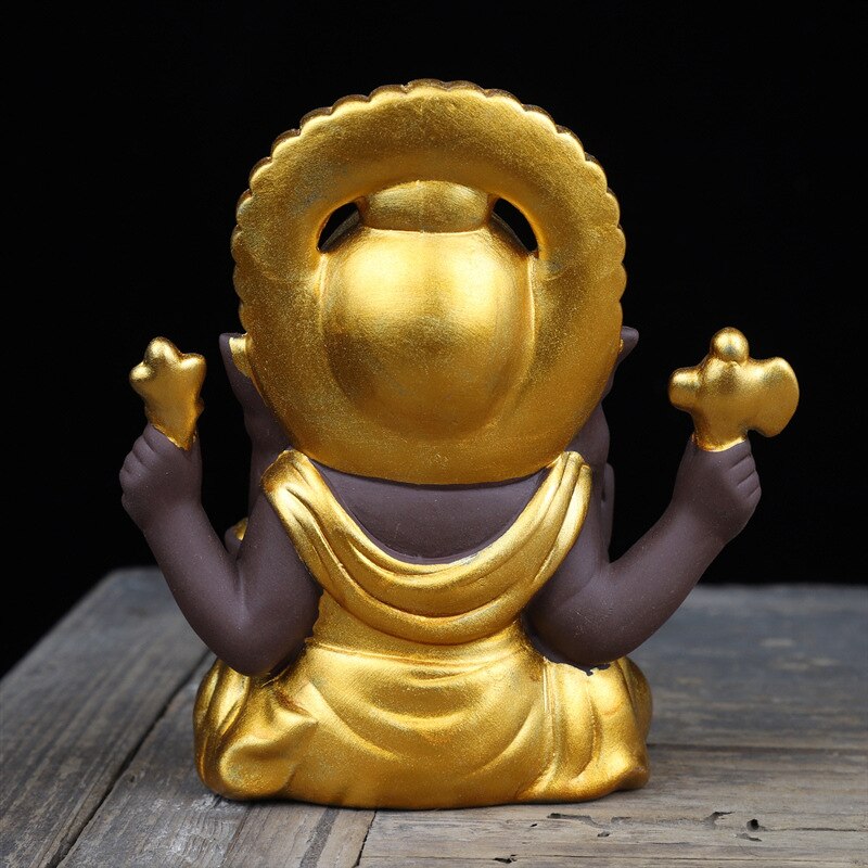 Ganesha ganisa keraamiset koristeet iso norsu jumala kaakkois -aasia thaimaa buddhalaisuus