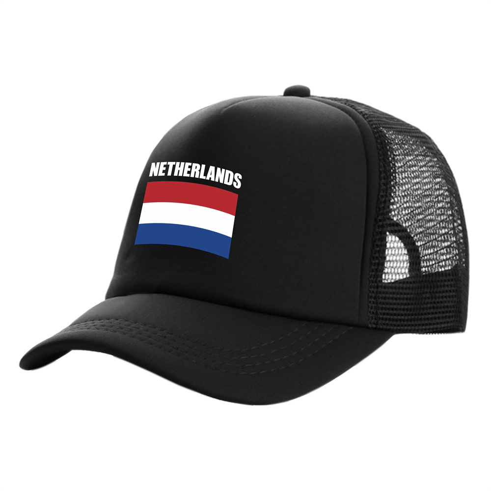 Netherlands Trucker Cap Men Nl Nld Holland Netherlands Hat Baseball Cap Cool Summer Unisex Mesh Net Caps