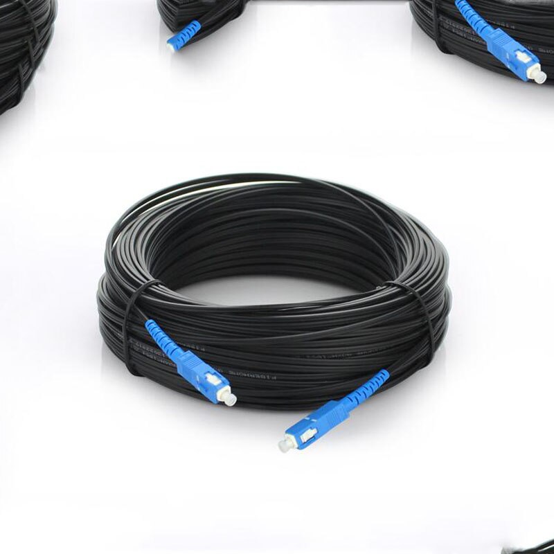 300M SC UPC Outdoor optic patch cord Cable singlemode Simplex G657A FTTH Fiber Optic Cable jumper cable: Default Title