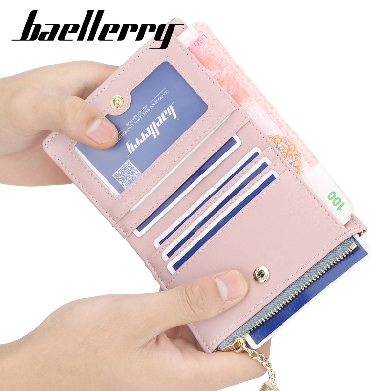 Damesportemonnees kwastje schattige portemonnee leren korte rits portemonnee muntkaarthouder zacht leer telefoonkaart dames clutch