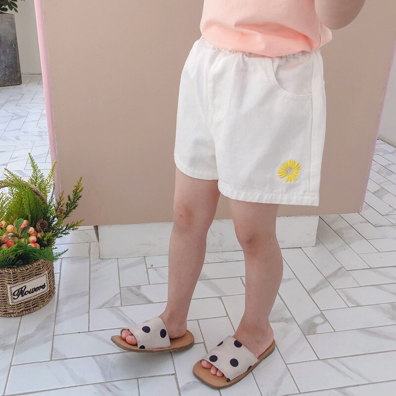 Girls Clothing Sets Summer Vest Two Piece Sleeveless Children Sets Girls Clothes Suit Casual: White / 8T