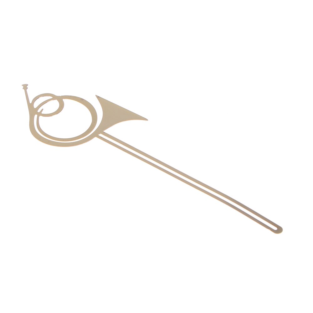 1pc śliczne złote instrumenty muzyczne metalowe zakładki piękne fajne książki strona znak szkolne materiały papiernicze szkolne materiały biurowe: tuba