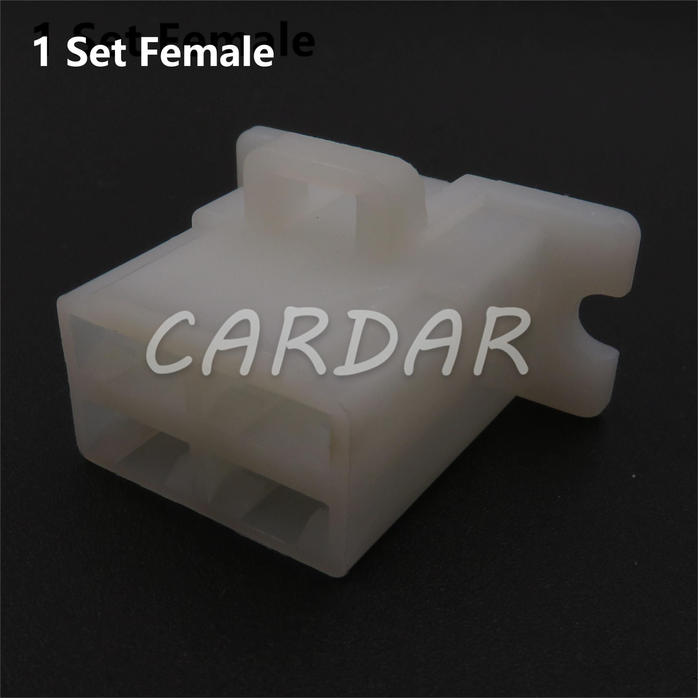 1 Set 4 Pin 6120-2043 Intake Pressure Sensor Wire Socket Auto Automotive Connector: black