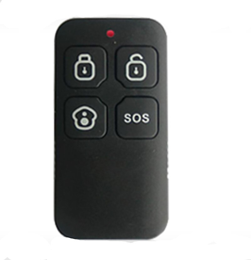 Remote Controller For GSM Alarm System 433 Mhz: black