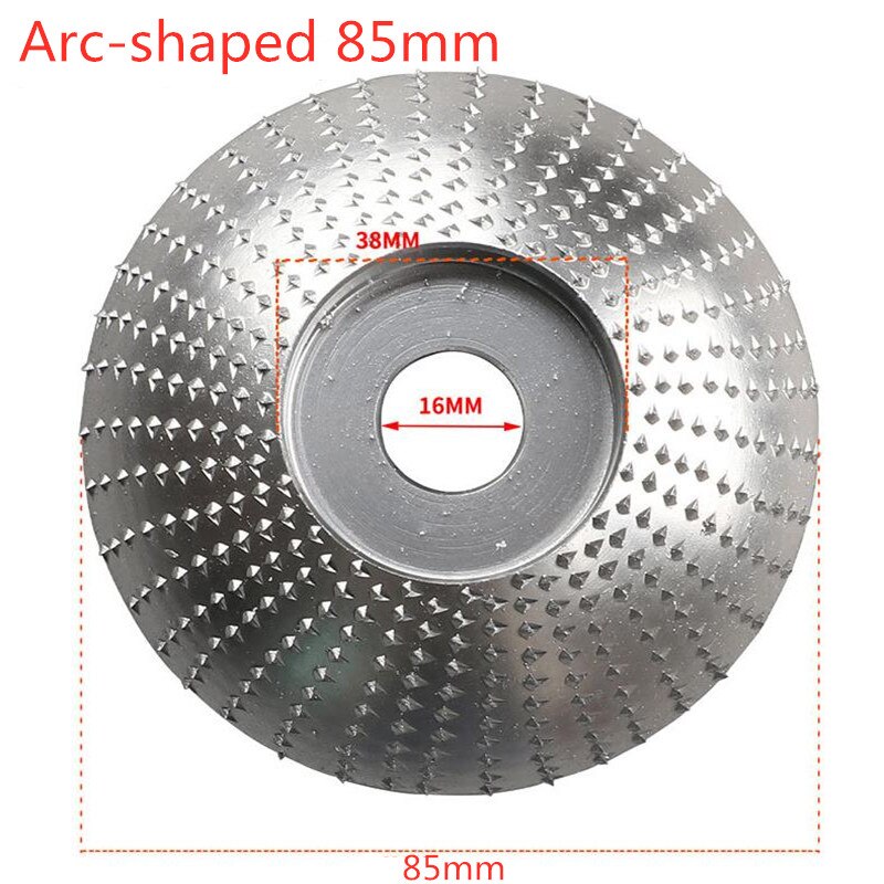 Hout slijpschijf haakse slijpschijf houtsnijschijf schuurgereedschap 16mm boring: Model 1