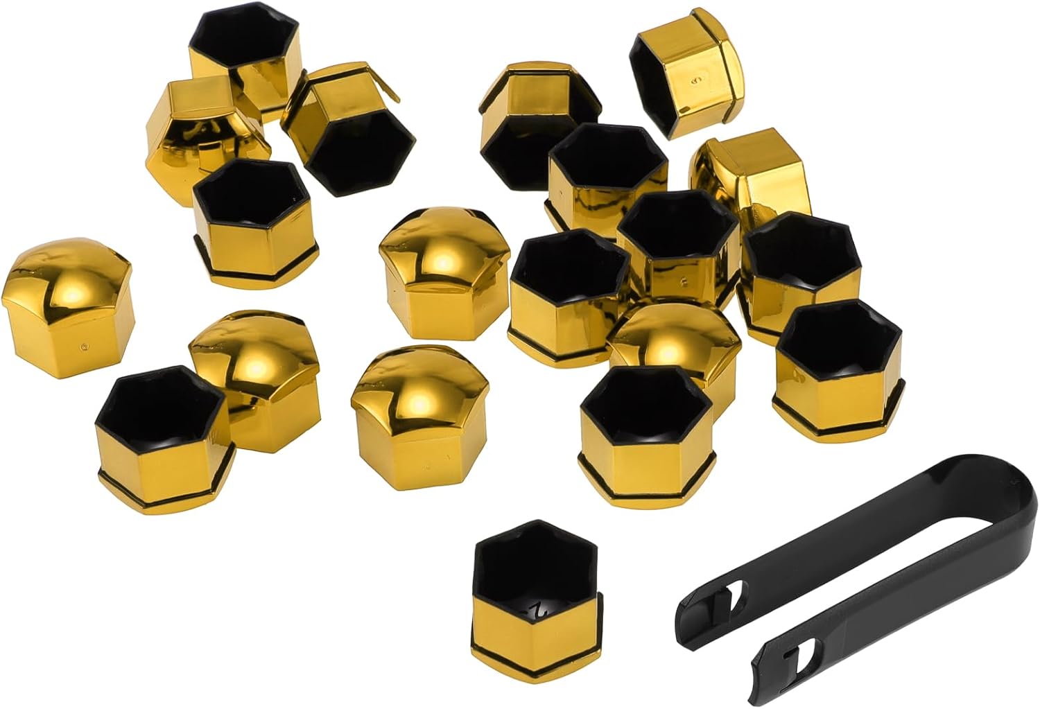 20 piezas cubiertas universales para tuercas de rueda 17/19/21mm-tapas para pernos de rueda a prueba de ust para coche, SUV, camión | Protección y decoración exterior