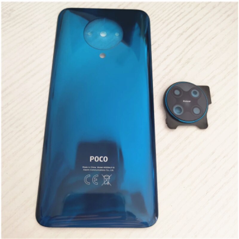 For xiaomi poco  f2 pro batterideksel bak glasspanel bakhus dørkasse reparasjonsdeler for poco  f2 pro batterideksel