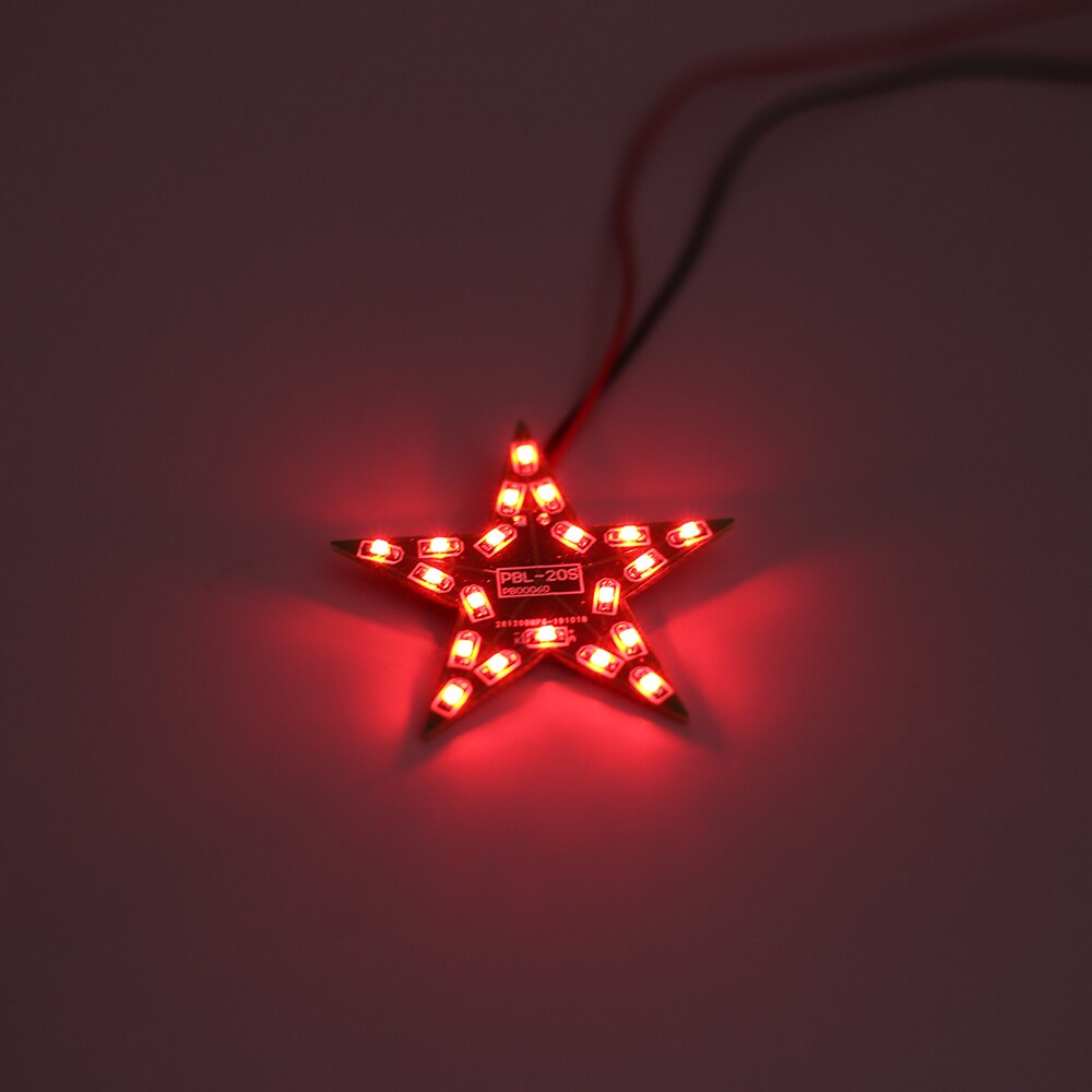 Diy Kit Vijfpuntige Ster Ademhaling Licht Gradiënt Rode Led Knippert Display Module Led Licht Voor Kerst Solderen Training
