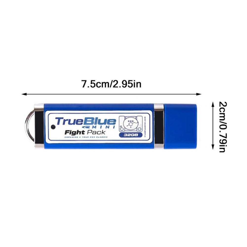 True Blue Mini Crackhead Pack + Meth Pack Voor Playstation Klassieke Games Accessoire Plug En Play Zonder Installatie Of Lassen: 32gb fight pack