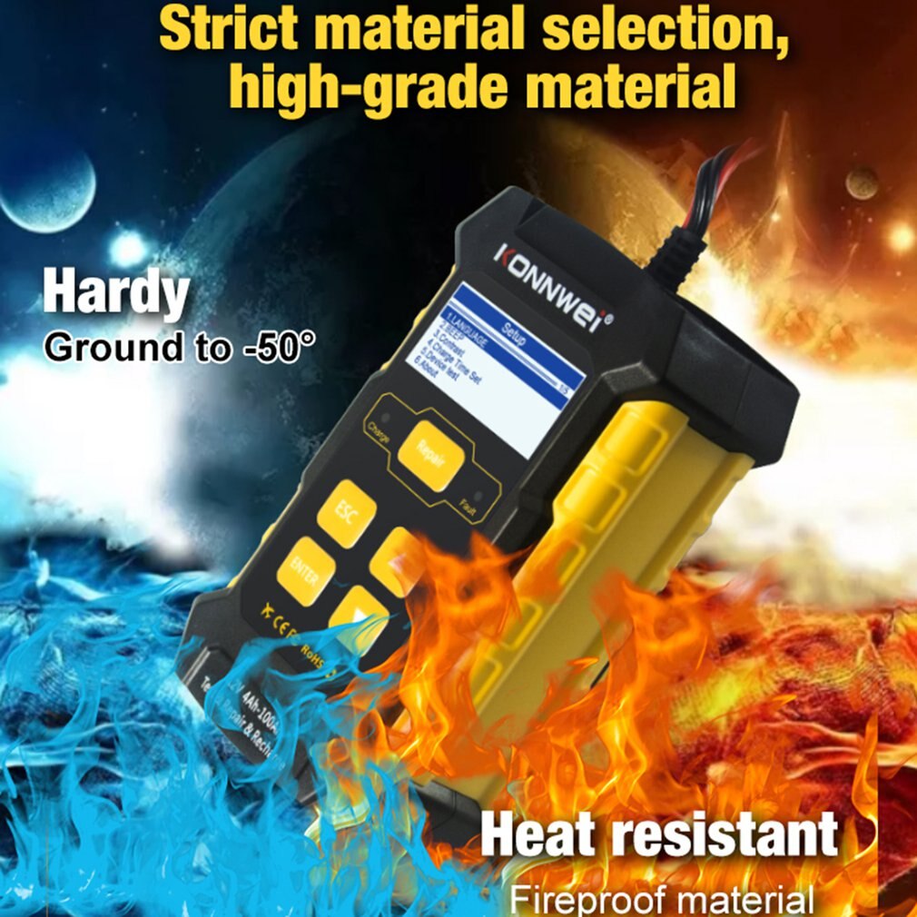 KW510 Batterij Tester Auto Batterij Hersteller Accessoires Lage Frequentie Constante Stroom Tester