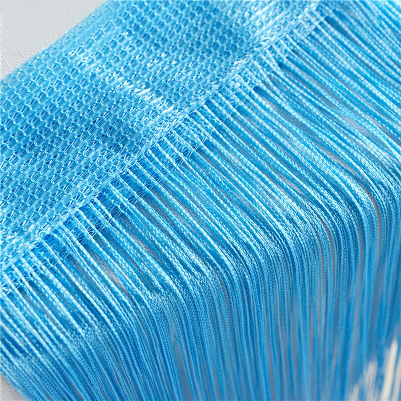 1x2M String Curtain Panels Home Glitter Window Curtains Thread Curtain Tassel Bead Curtain Door Sheer Panel Curtains Bedroom: 11