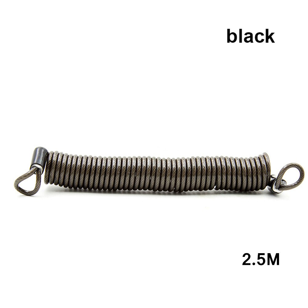 1 PC 1M/1.5M/2.5M Bike Spring Cable Lock Anti-Thef... – Grandado
