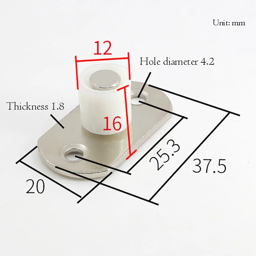 1Pc Hardware Furniture Sliding Door Pulley Swing Stopper, Kitchen Hanging Door Guide Wheel, Sliding Door Stop Pendulum Pulleys: Green Bronze