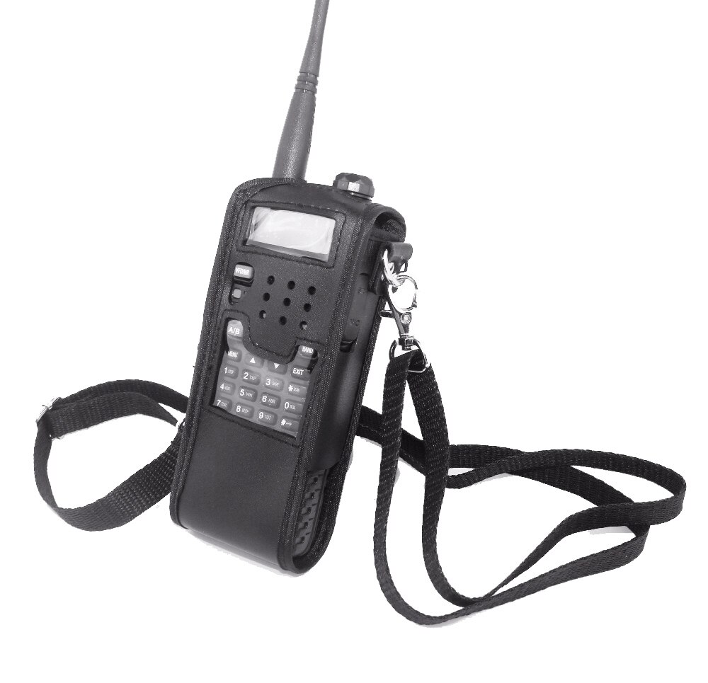 Extended Leather Soft Case Bag for Baofeng UV-5R 3800mAh Portable Radio Walkie Talkie UV 5R TYT TH-UVF9 TH-F8 TH-UVF9D