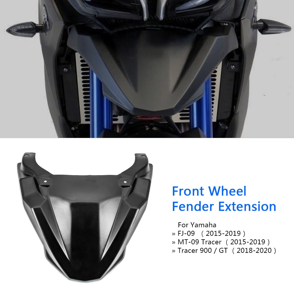 Voor Yamaha XT1200Z XT 1200 Z Super Tenere 1200 2010-2018 2019 2020 2021 Voorsnavel Motorfiets Wiel Spatbord Neus Extension Cover Accessoires (Color : zwart