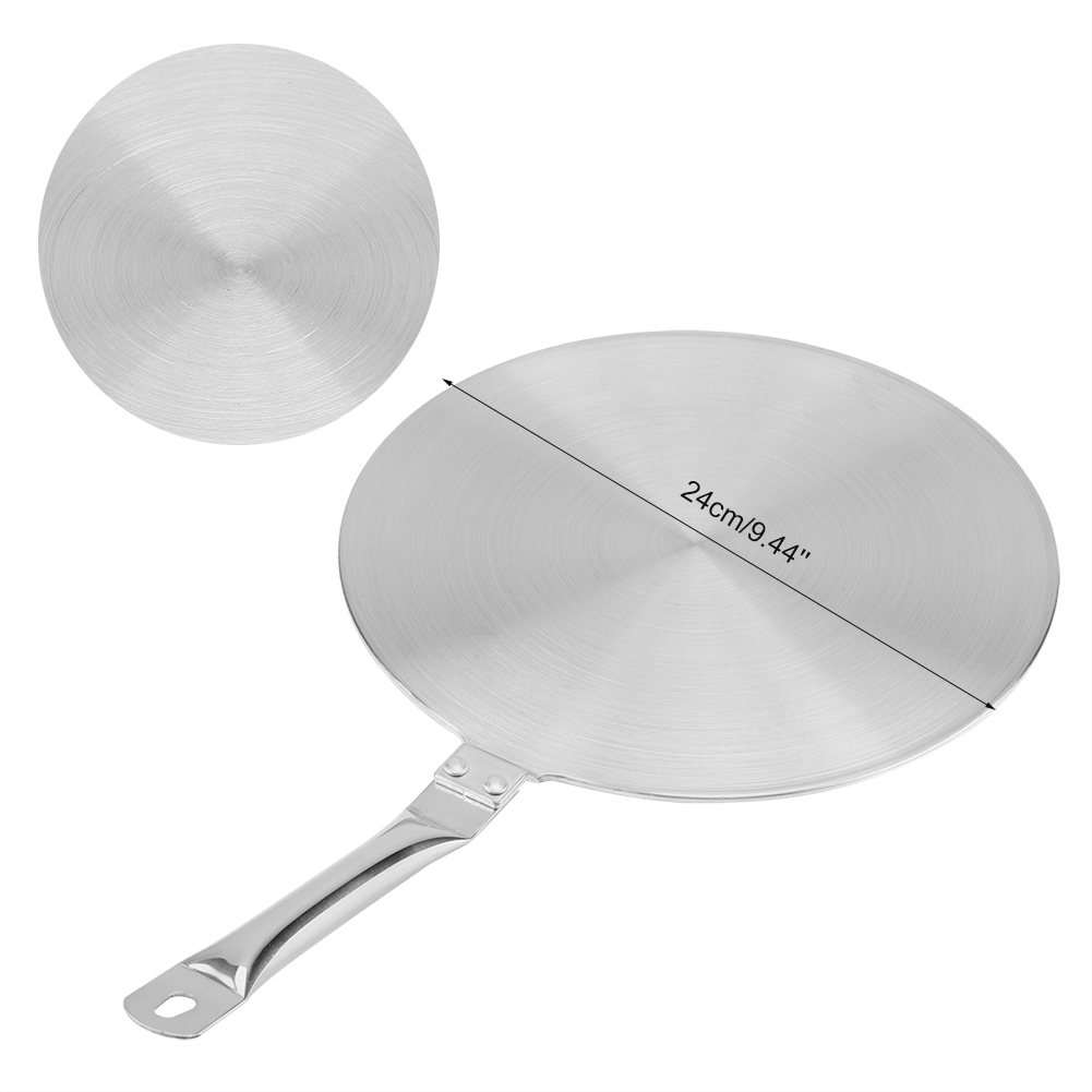 Rustfrit stål induktion komfur varmeveksler plade adapter varme diffusor konverter til gas / el / komfur husholdning