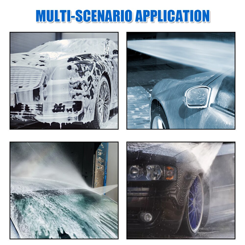 Portable Cleaning Machine 60 Bar Spray Water Gun 1500W Car Wash Pressure Cleaner 9000/20000mAh Cordless High Pressure Car Washer