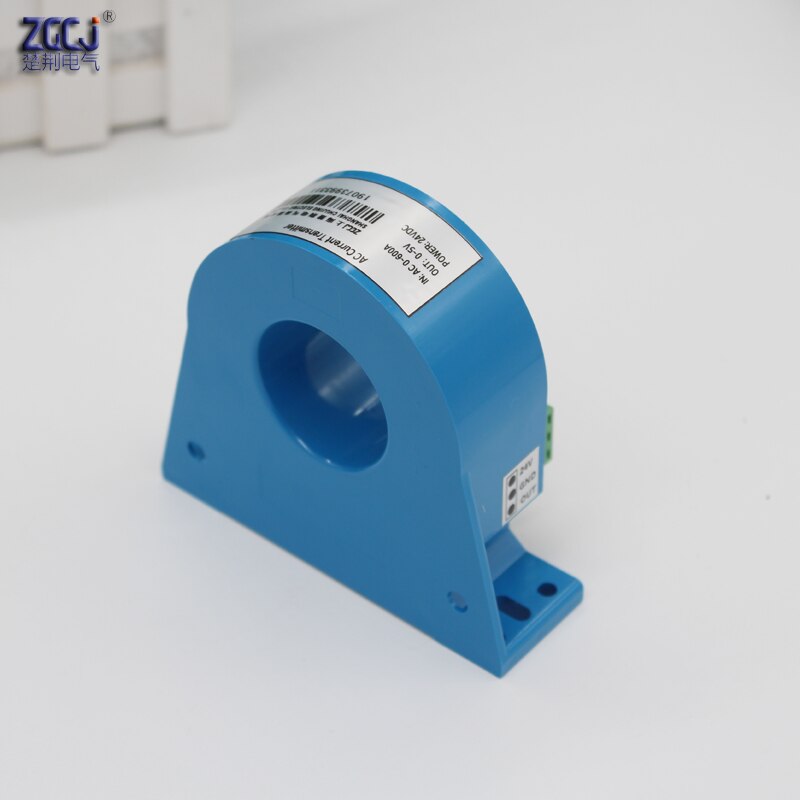 AC 400A 500A 600A Current Transmitter 4-20mA analog signal output ampere transducer large current transformer ampere sensor