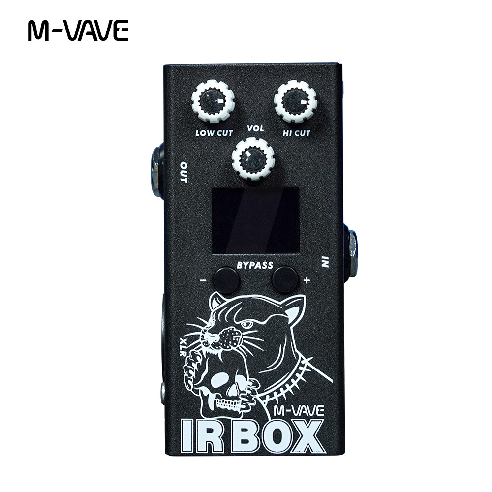 M VAVE Pedal de guitarra Efectr IR BOX (simulador de gabinete + cargador IR) Alta restaurada Varias cajas de altavoces clásicas Aplicación de soporte de sonido