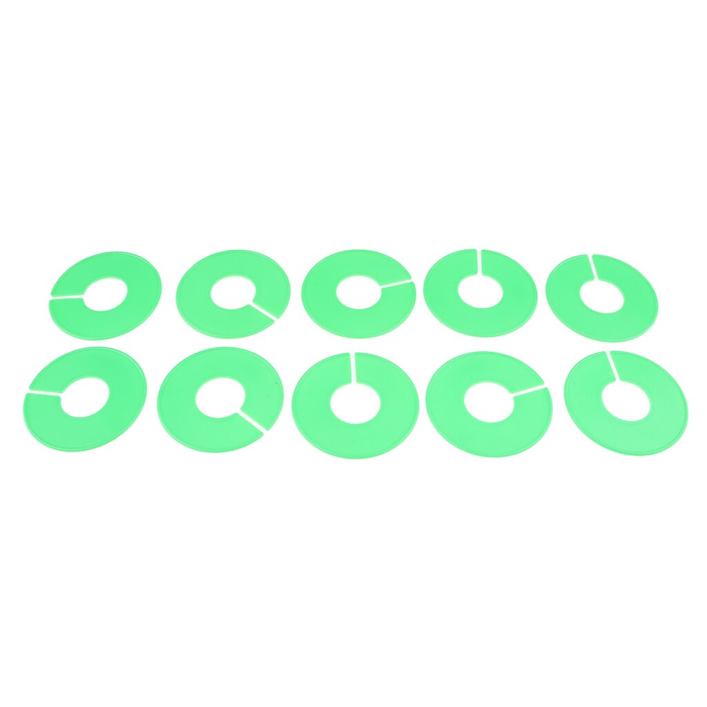 10 pack diy kledingmaat verdelers ronde hangers rek kastverdelers voor kledingwinkels huis blanco verdelers kledingmaat tags