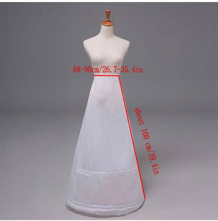 Petticoat Crinoline Slips Hoop Skirt Vintage Underskirt for Gown Dress Many Styles for Bridal Wedding: Red