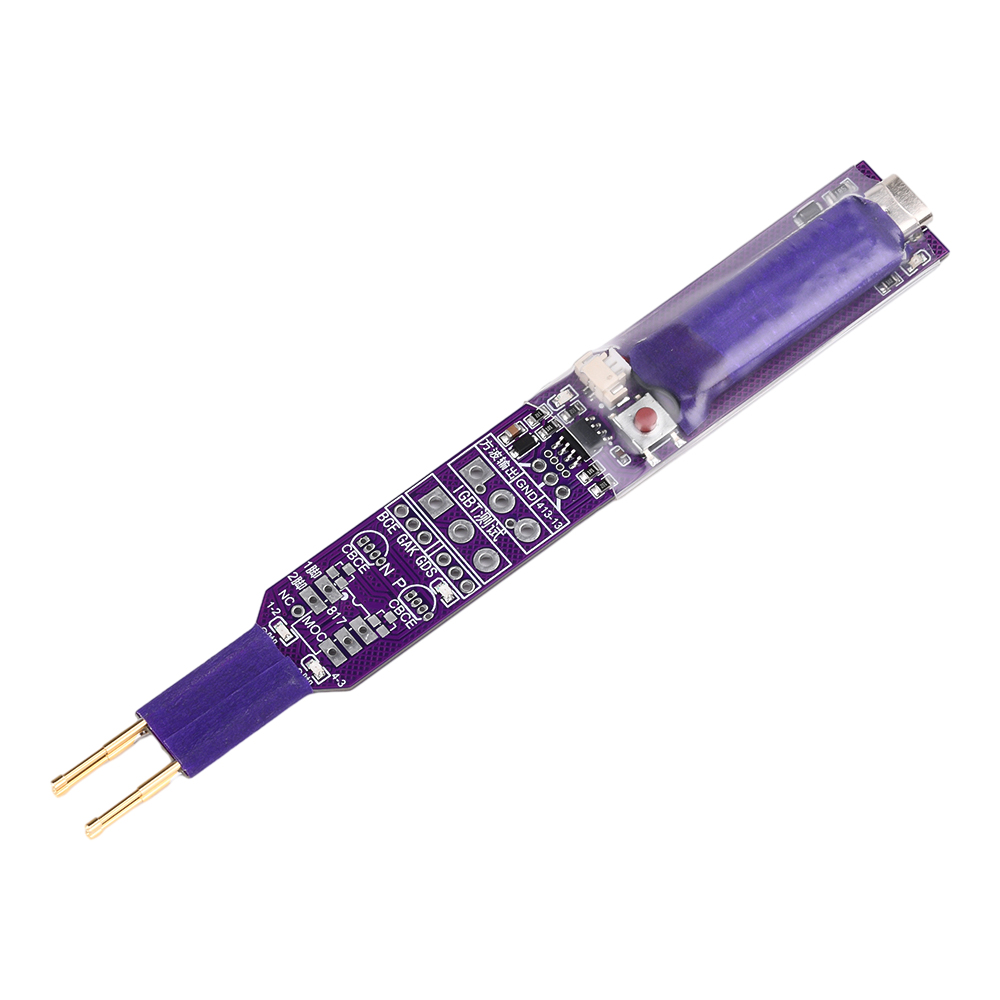 Probador de optoacoplador, herramienta de detección de prueba de optoacoplador, módulo de prueba en línea, herramienta de reparación electrónica de optoacoplador: Marrón