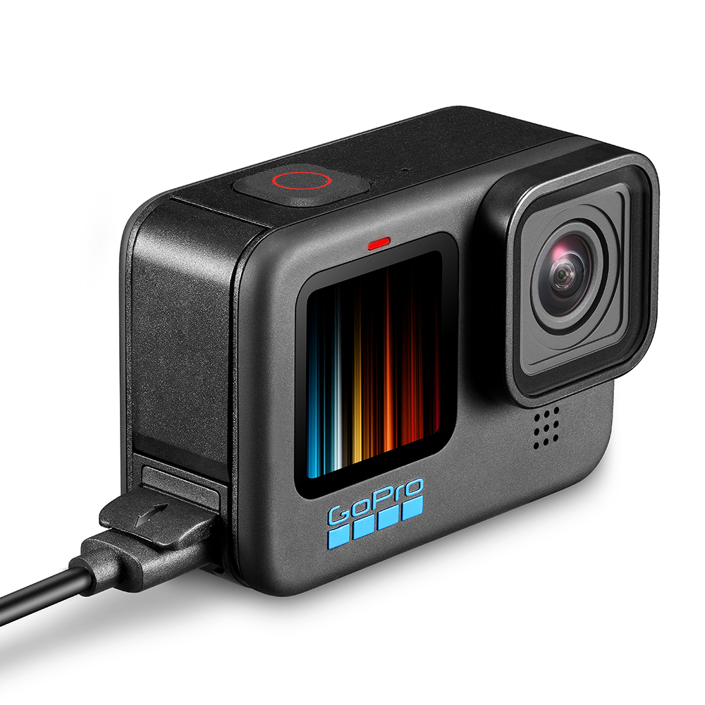 Tapa de batería abatible para GoPro Hero 12 9, tapa de batería extraíble negra, puerta tipo C, puerto de carga, funda lateral para accesorios gopro 11