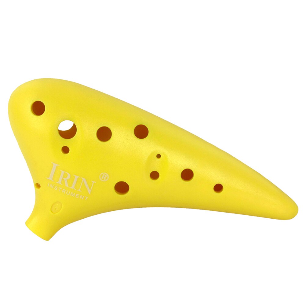 12 Gaten C Ocarina Muziekinstrument Met Opbergtas Abs Materiaal Ocarina Klassieke Ocarina Alto C Abs Ocarina Voor Beginner: Geel