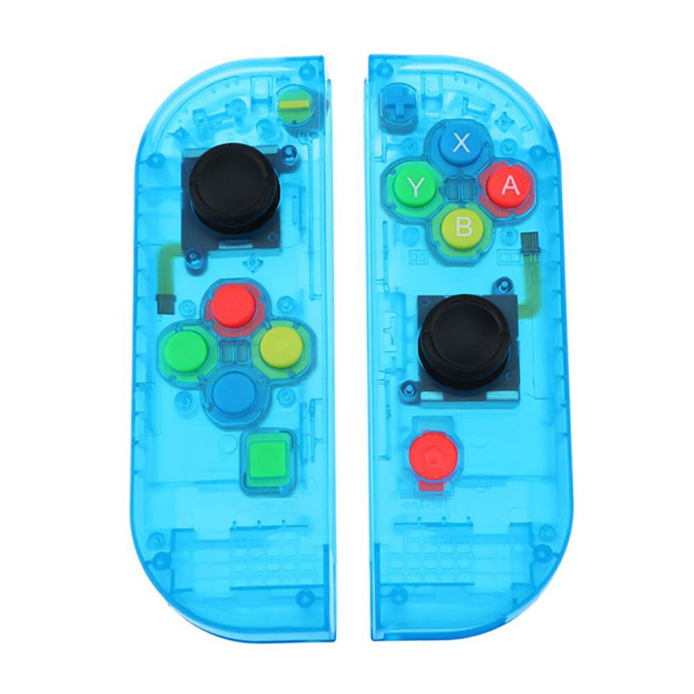 JCD Best price Available Hard Plastic R L Housing Shell Case Cover for Switch NS NX Joy Con Controller for Joy-Con frame: Clear Blue