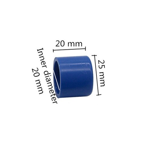20/25/32mm Inner Diameter PVC End Plugs Garden Irrigation Waterstop Connection Adapter Water Pipe Connectors 2 Pcs: blue 20mm