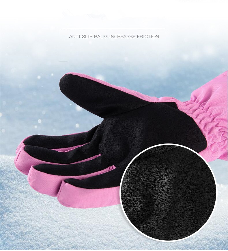 Vrouwen Ski Handschoenen Snowboard Handschoenen Sneeuwscooter Motorrijden Winter Handschoenen Winddicht Waterdicht Sneeuw Handschoenen