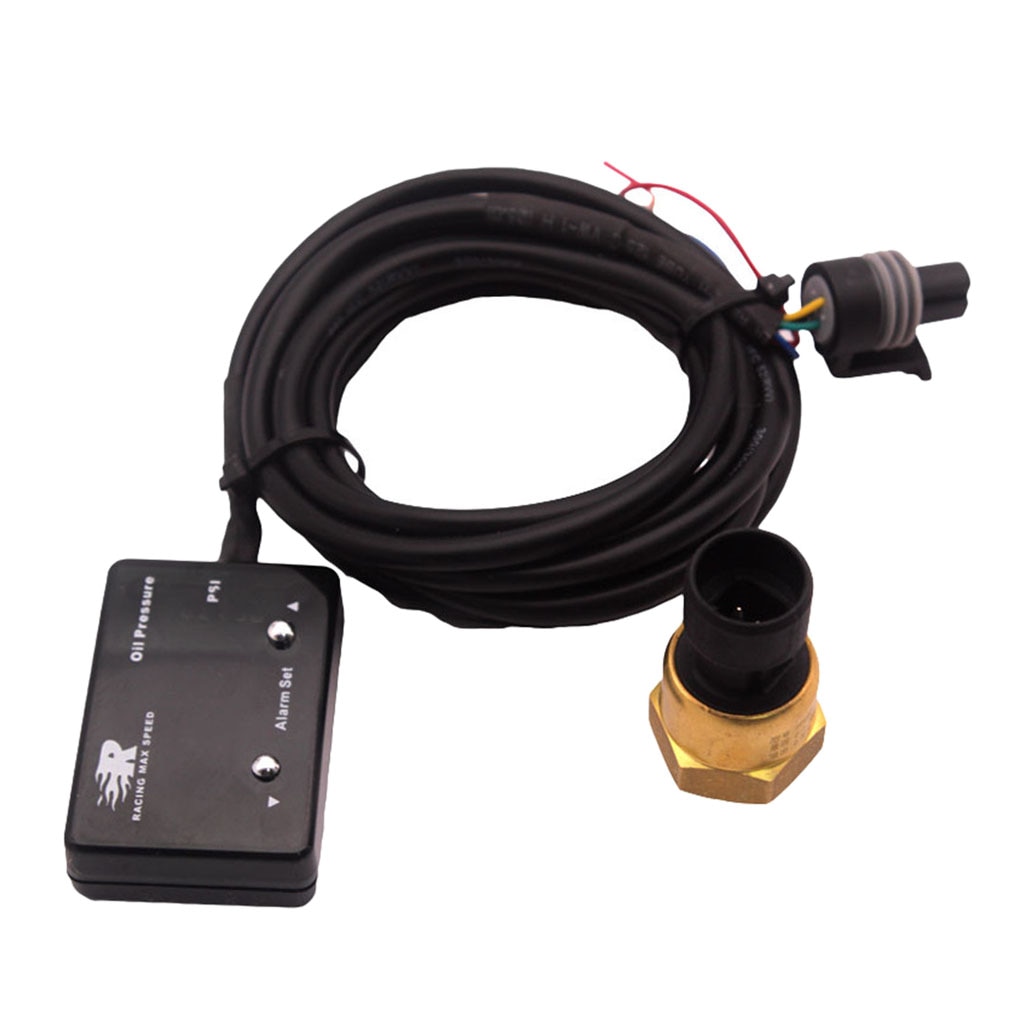 Electronic Oil-Pressure-Gauges with Sensor Digital Red -Display High