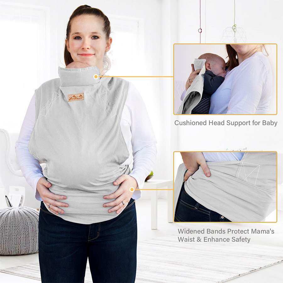 Viedouce ergonomische Ring Schlinge stoff Baby Träger wickeln Baby wickeln platte kleinkind Kleinkind puppe schulter Ring vorne träger