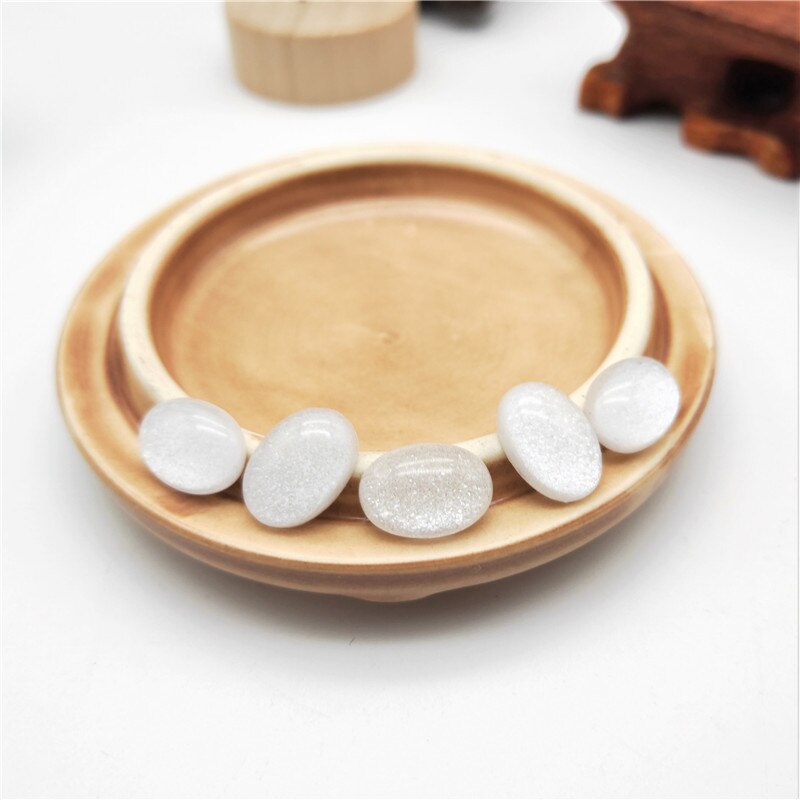 20pcs/lot Assorted 10x14 13x18mm Resin Embellishment Oval Cabochons Beads for DIY Earring Base Jewelry Making Findings Supplier