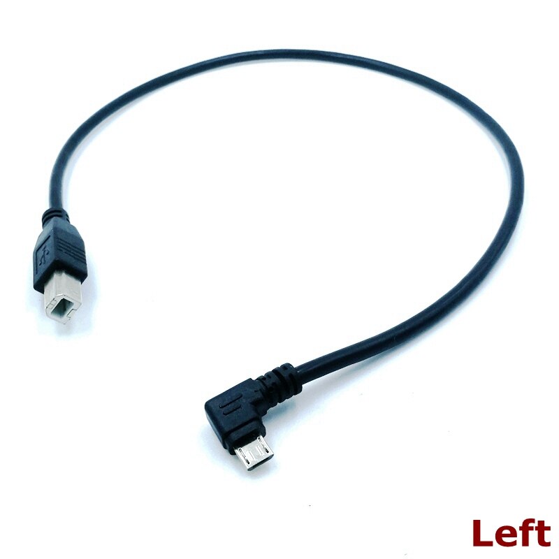 Micro Usb Male Naar Usb B-Type Connector Voor Usb 2.0 B Micro Male Data Kabel Voor Mobiele Telefoons, printers En Harde Schijven