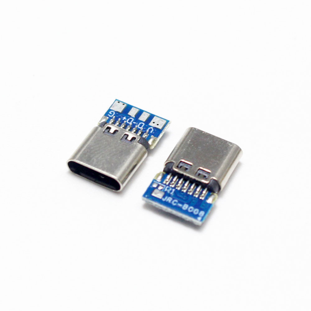 Connecteur USB 3.1 type-c 24 broches mâle/femelle, adaptateur de prise pour fil à souder et câble 24 broches, Support de carte PCB, 10 pièces