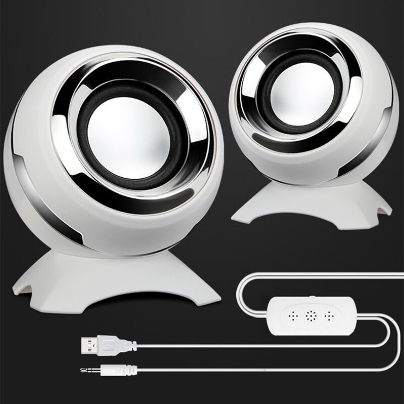 Mini Computer Speaker Wired Speaker 3D Stereo Sound Box Bass Horns For Laptop Desktop Phone Powerful Music Player Loudspeakers