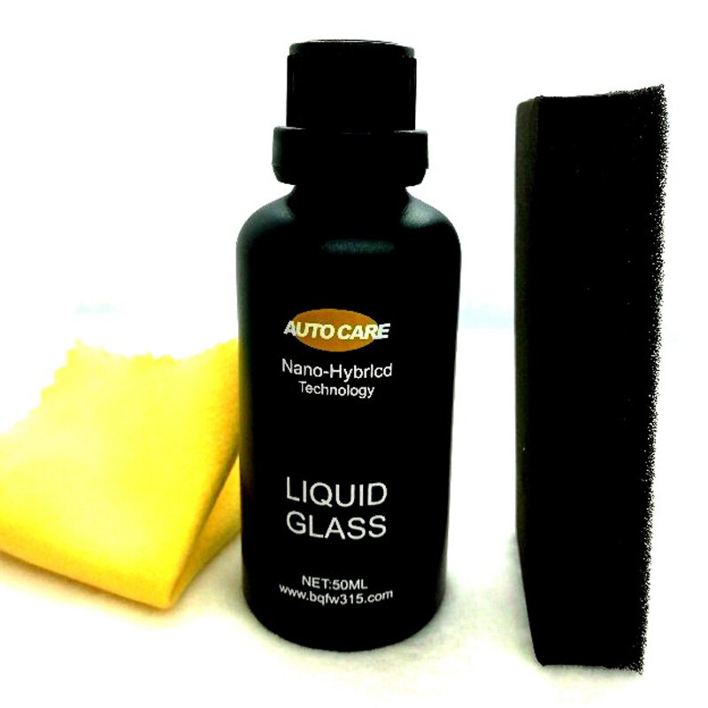 Auto Glas Beschichtung Flüssigkeit Nano Hydrophoben Bausatz Anti Glasur 50ml Behandlung Applikator Reinigung