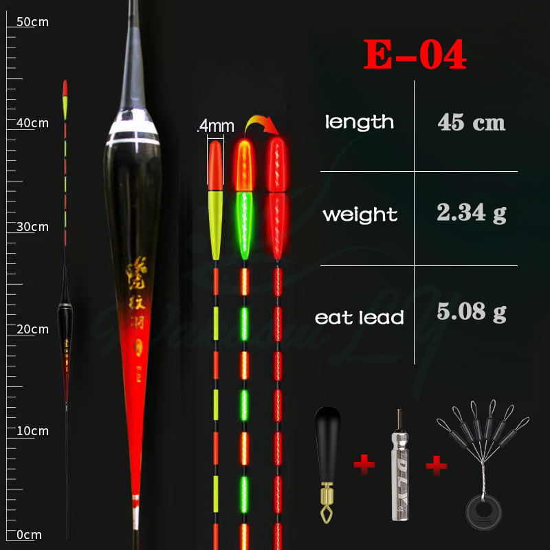 Capteur de gravité pour la pêche à la carpe, flotteurs lumineux, électrique, rouge, batterie 425, pour l&#39;extérieur, accessoires, nouveauté: B91-04