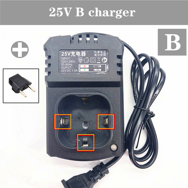 21V Lithium Batterij Oplader High-Power Snellader Elektrische Wrench Haakse Slijper Opladen Apparatuur 18V Lader: Blauw