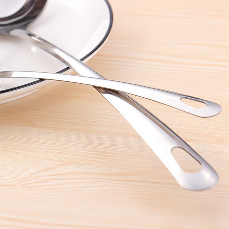 Thicken Stainless Steel Long Handle Ladle Spoon Big Soup Ladle Useful Kitchen Cooking Tool Utensil Tool Soup Spoon