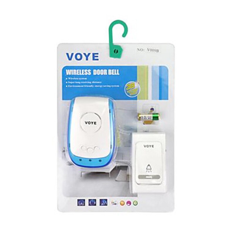 Upgradedversion of smart digital wireless doorbell V009B convenience store hotel home electronic music doorbell remote reception
