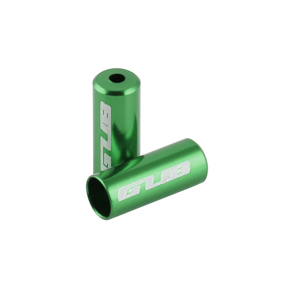 Gub 100 st aluminium cykelväxel bromsvajerhatt mountainbike racercykel bromsväxelvajer slang vajerskydd ändskydd tillbehör: 5mm broms-girighet