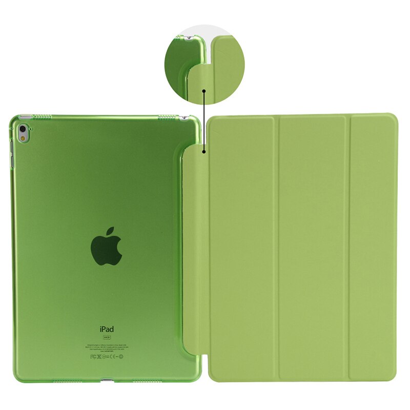 Para iPad Pro 10,5 funda /iPad Air , funda inteligente de cuero delgado con soporte para iPad Air 3, Fundas con lápiz óptico + película: Green