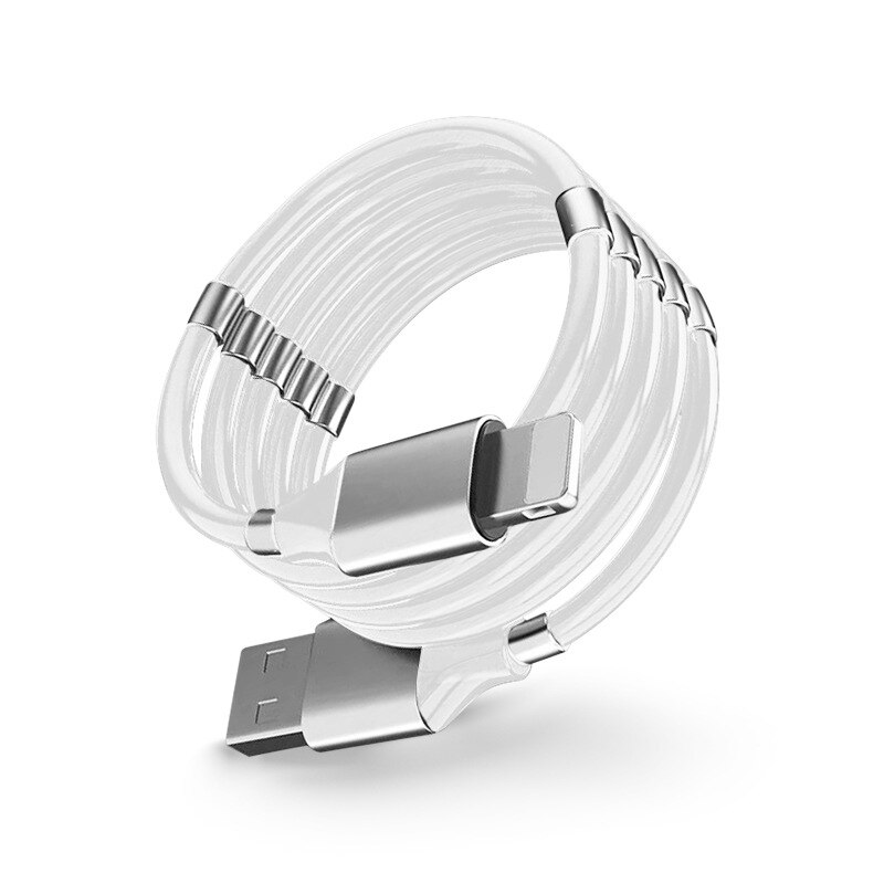 Magic Rope Magnetic Absorption Charging Data Cable For iPhone Samsung HUAWEI