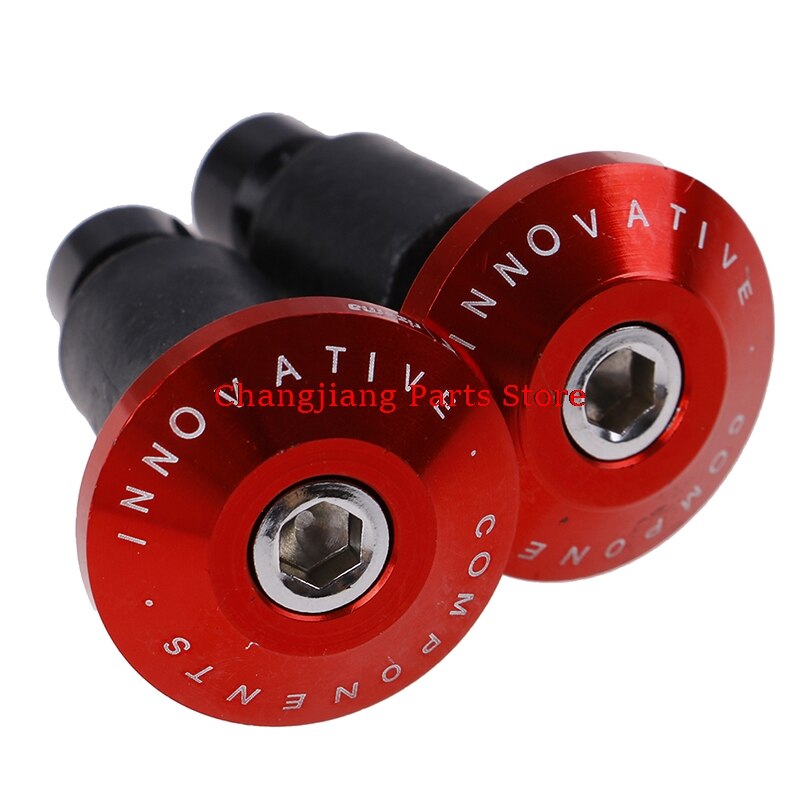 Manopole manubrio caldo fine peso tappo antivibrazioni Silder Plu modifica moto manubrio g: Rosso