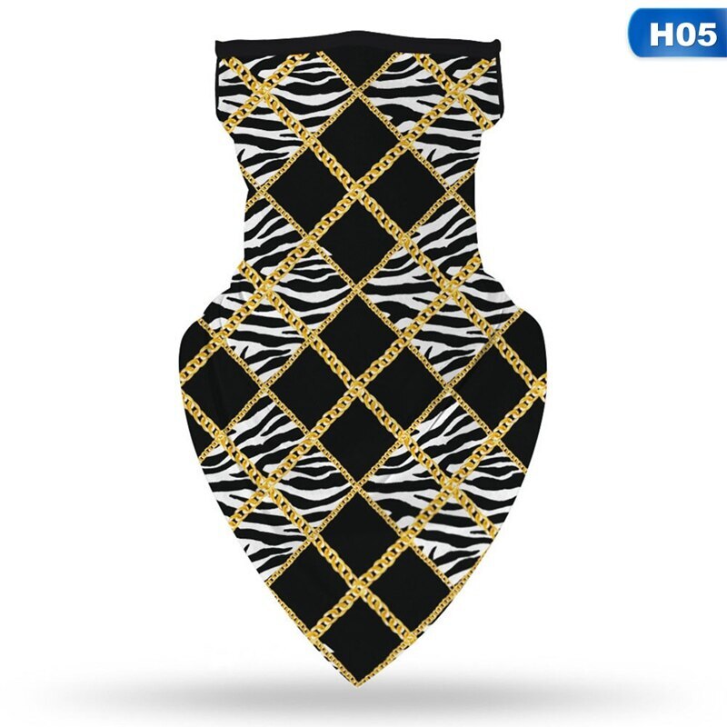 Unisex Bandana Tube Head Scarf Neck Gaiter Face Shield Mouth Cover Triangle Mask Outdoor Breathable Bike Bicycle Motorcycle: H05
